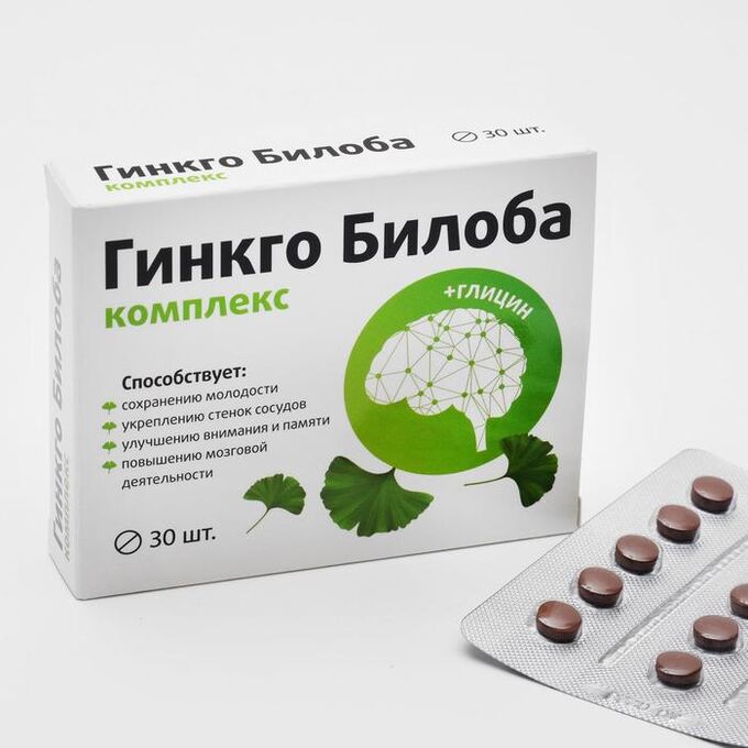 ВИТАМИР БАД «Гинкго Билоба комплекс», 30 таблеток