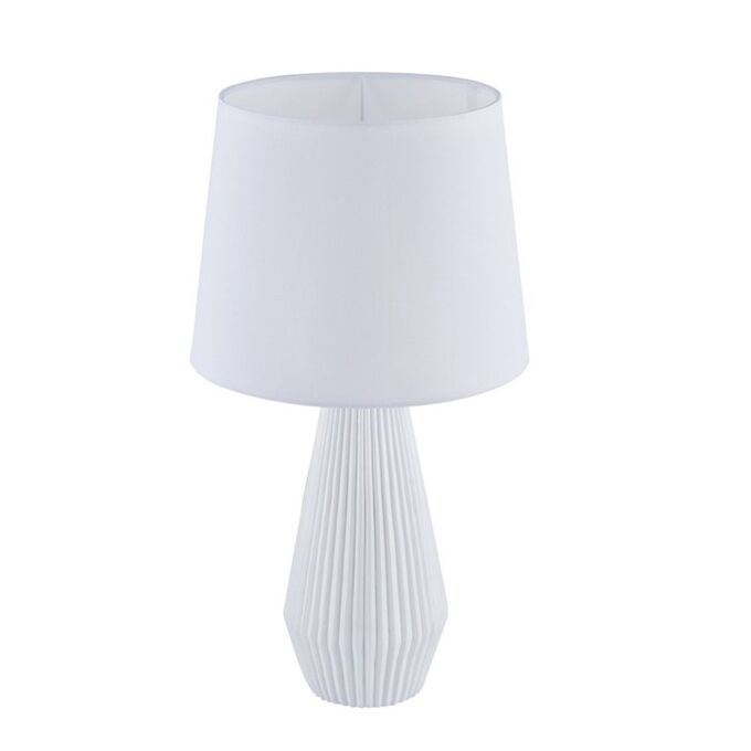 Настольная лампа Calvin Table 1x60Вт E27 белый 24,5x24,5x46см