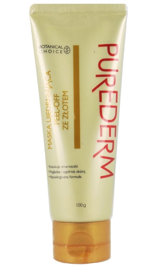 Purederm Luxury Therapy Peel-Off Mask Tube Маска-пленкка с золотом и коллагеном, 100гр