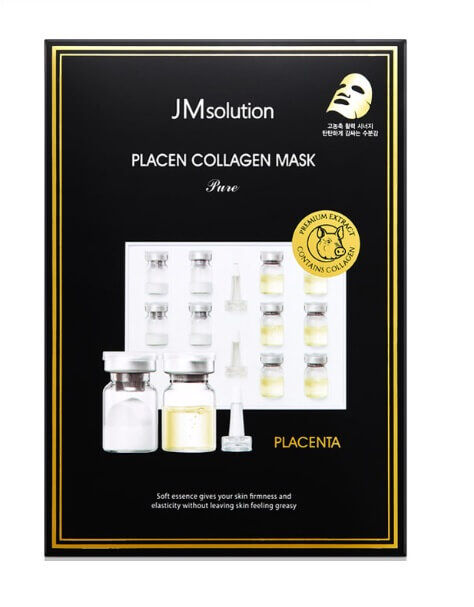 JMsolution Placen Collagen Mask Pure Плацентарная тканевая маска с коллагеном, 30 мл