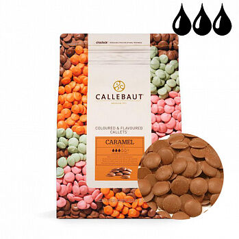 Шоколад Callebaut со вкусом Карамели, 2,5 кг (CHF-N3438CARRTU70)