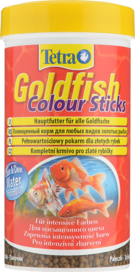 TetraGoldfish Colour Sticks корм в палочках для улучшения окраса золотых рыбок 250 мл