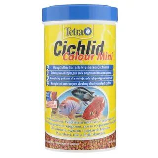 TetraCichlid Colour Mini корм для всех видов цихлид для улучшения окраса 500 мл