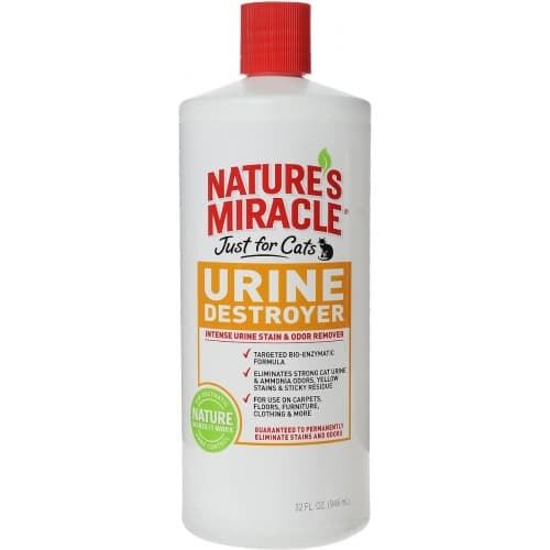 8in1 уничтожитель пятен, запахов и осадка от мочи кошек NM Urine Destroyer 945 мл
