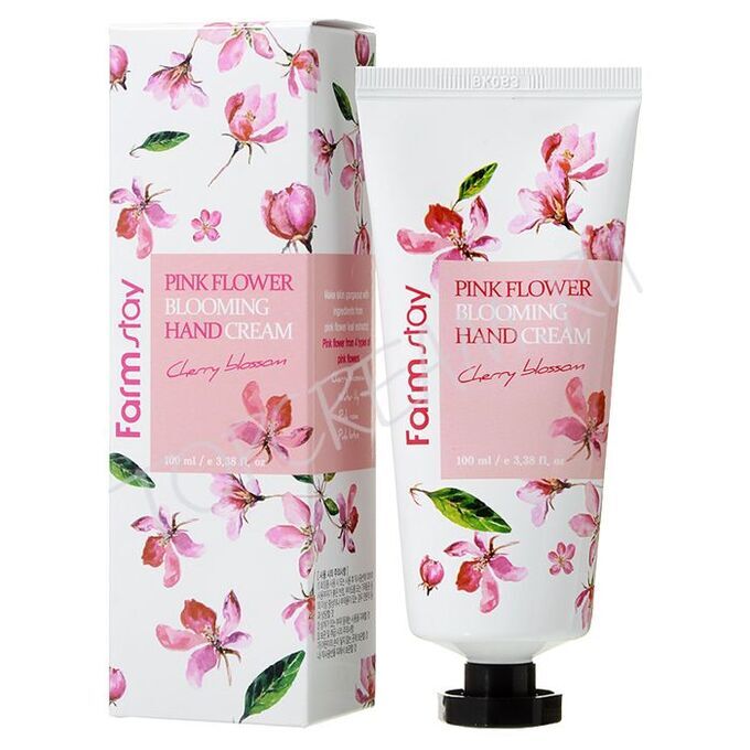 Farm Stay Крем для рук Цветущая вишня Pink Flower Blooming Hand Cream Cherry, 100гр