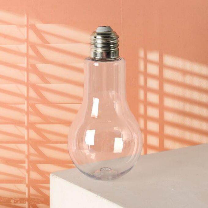 ONLITOP Бутылочка для хранения «Лампочка», 200 мл, цвет прозрачный