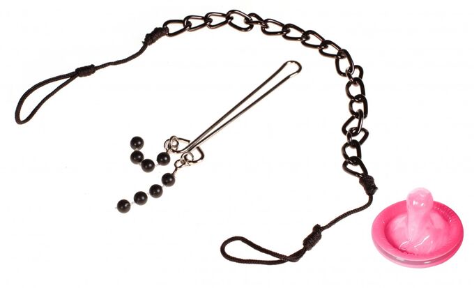 Цепочка для сосков и зажим на клитор Nipple &amp; Clit Jewelry