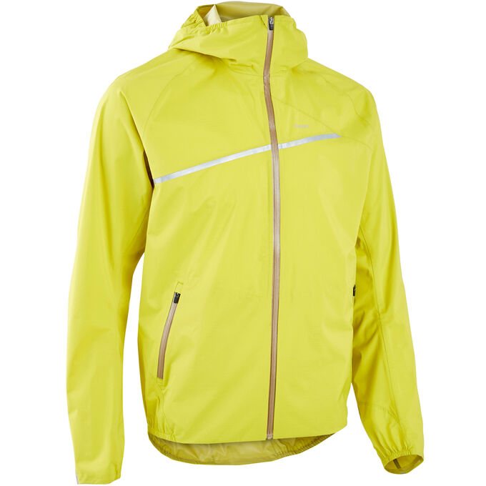 Куртка непромокаемая для трейлраннинга мужская желтая EVADICT