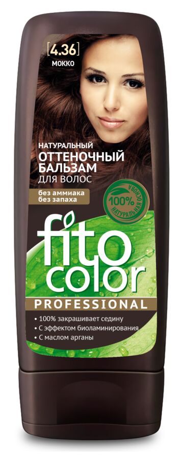 Fitoкосметика ФК Оттеночный бальзам &quot;Fito Color PROFESSIONAL&quot; МОККО 140мл