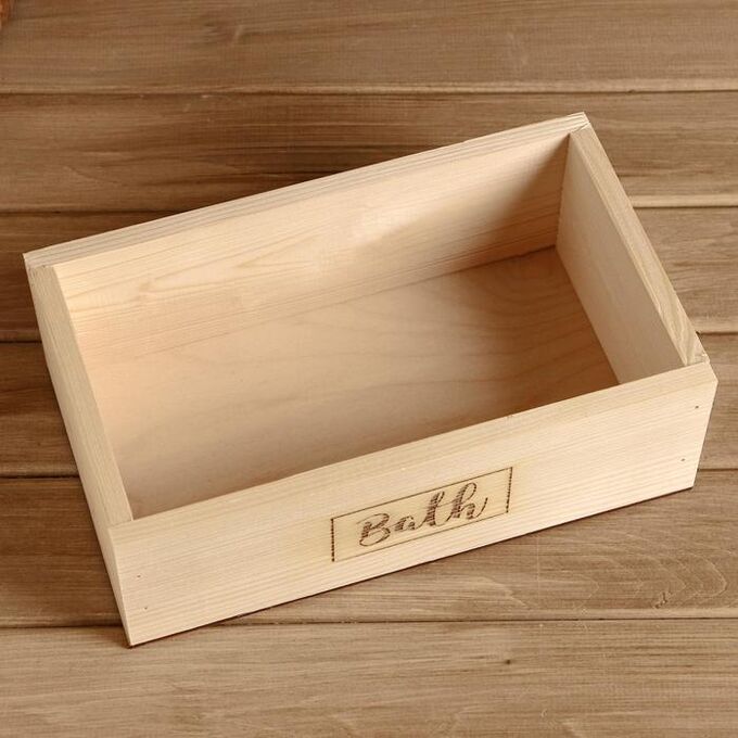 СИМА-ЛЕНД Ящик деревянный &quot;Bath&quot;, 24.5?14?8 см