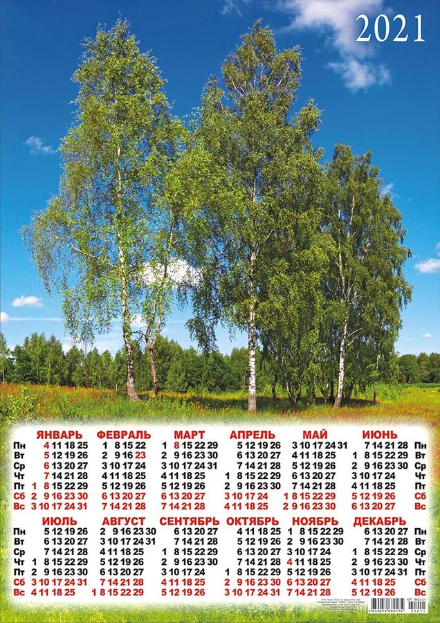 Календарь 2025 года а3