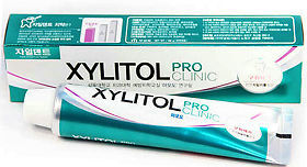 MUKUNGHWA Укрепляющая эмаль зубная паста &quot;Xylitol&quot;/ &quot;Pro Clinic&quot; c экстрактами трав (в коробке) 130г