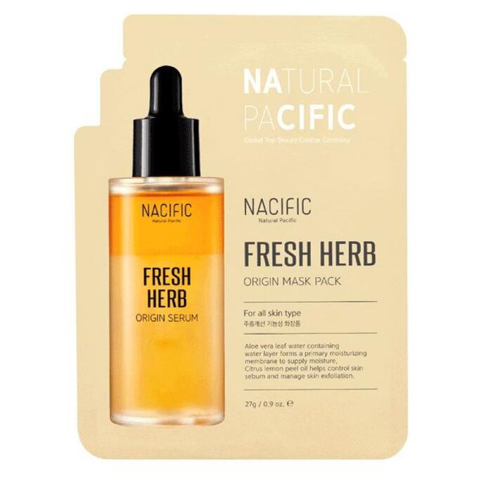 Nacific Fresh Herb Origins Mask Pack Маска с антиоксидантным действием, 27 гр