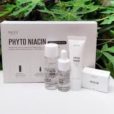 Nacific Phyto Niacin Whitening Kit Набор миниатюр осветляющий, 30+30+10+20 мл