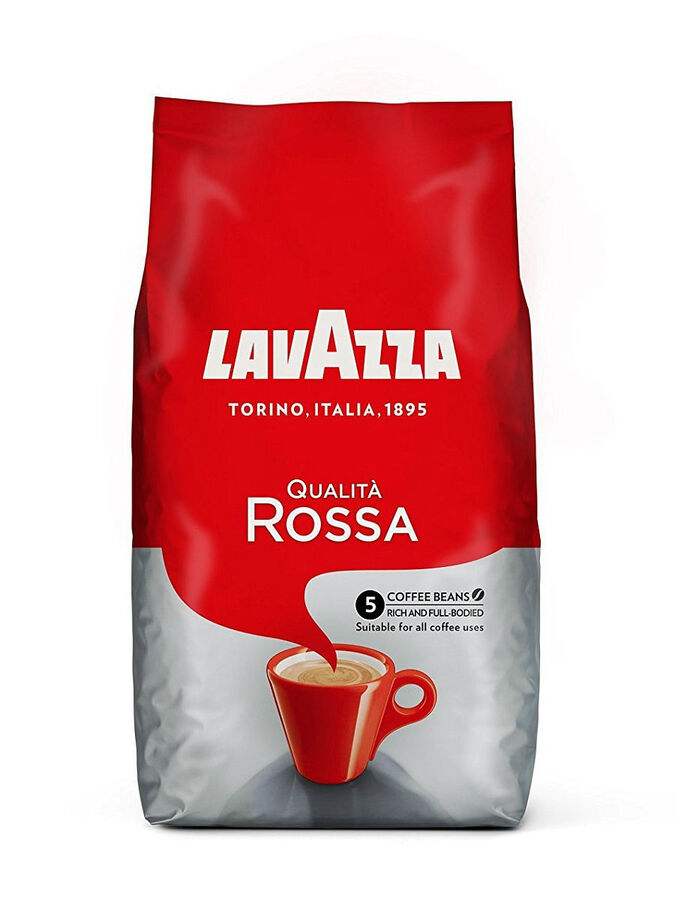 Кофе Lavazza Rossa, зерно, 1000г