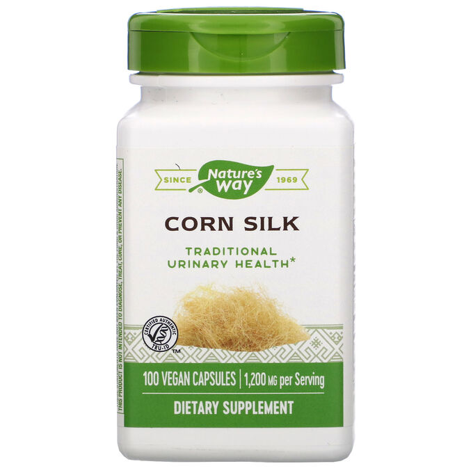 Nature&amp;#x27 - s Way, Corn Silk, 1,200 mg, 100 Vegan Capsules