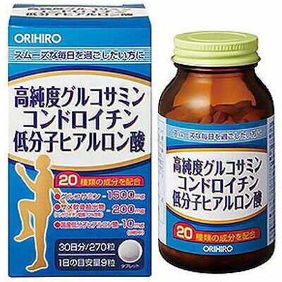 ORIHIRO Глюкозамин высокой степени очистки, 270 таблеток