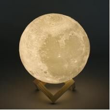 Светильник 3d moon lamp 15 см с пультом