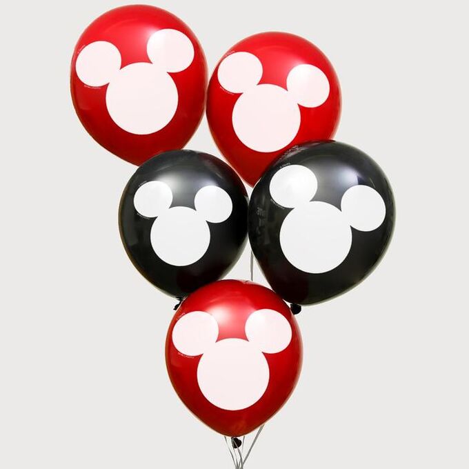 Disney Воздушные шары &quot;Mickey&quot;, Микки Маус, 12 дюйм (набор 25 шт)
