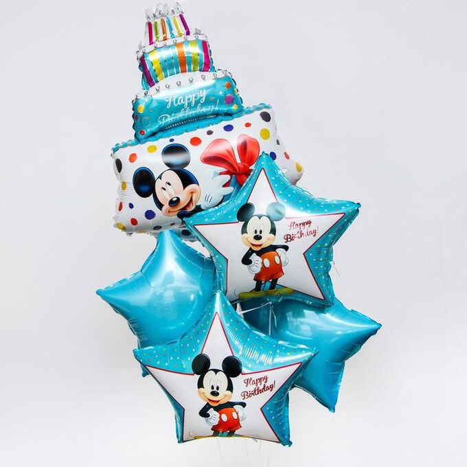 Disney Набор фольгированных шаров «Happy Birthday», Микки Маус 36&quot;