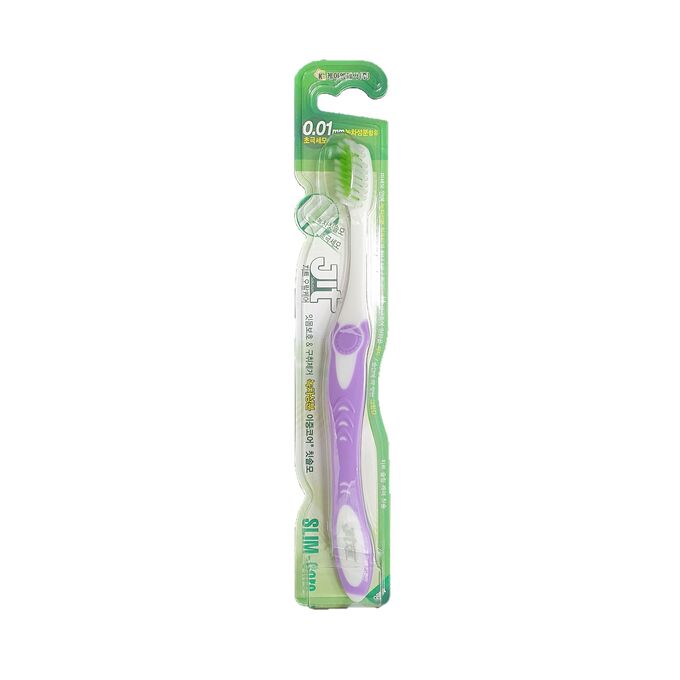 Зубная щетка &quot;JIT&quot; c тонкими щетинками и эргономичной ручкой (с экстрактом зеленого чая, мягкая)