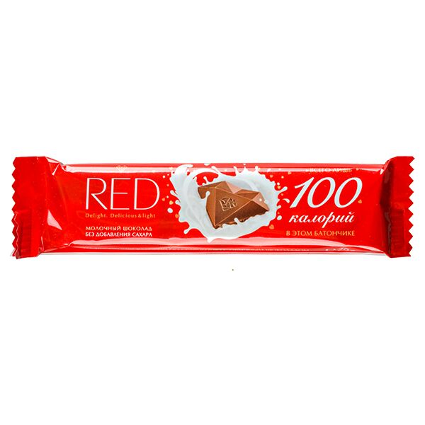 Шоколад RED Delight молочный 26 г 1 уп. х 24 шт.