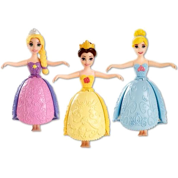 Кукла Disney Princess, Золушка/Ариель/Рапунцель, 3 вида в коллекции