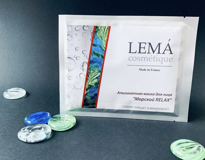 lema cosmetique Альгинатная маска для лица «Морской RELAX»