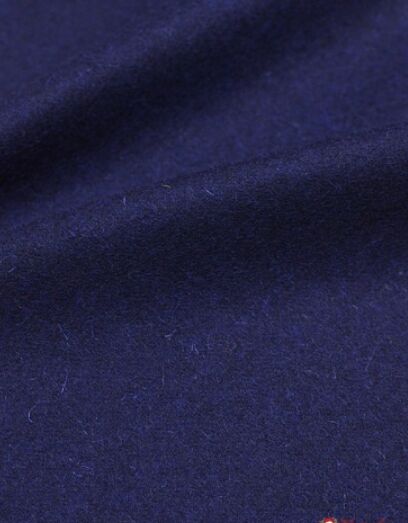 Ткань костюмная шерстяная, цв.Чернильно-синий, ш.1.5 м, шерсть-83%, ПА-17%, 280 гр/м.кв