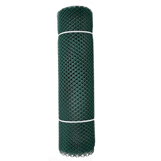Сетка садовая пластиковая ромбическая Гидроагрегат 17x17мм, 0.9x20м, зеленая