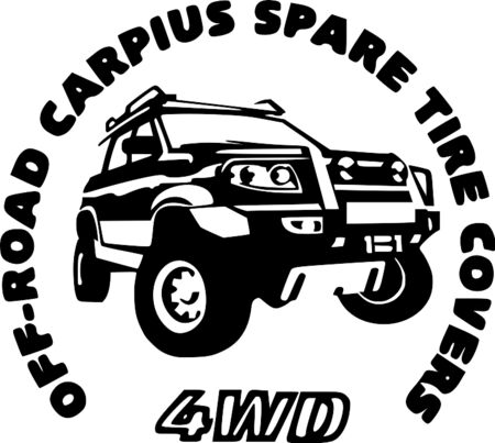 Off road carpius spare tire covers