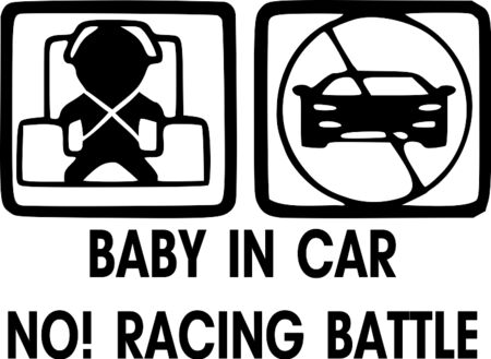 BABY IN CAR NO! RACING BATTLE