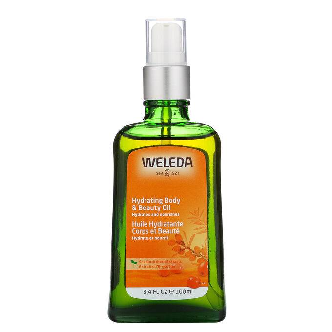 Weleda, Hydrating Body &amp; Beauty Oil, Sea Buckthorn Extracts, 3.4 fl oz (100 ml)