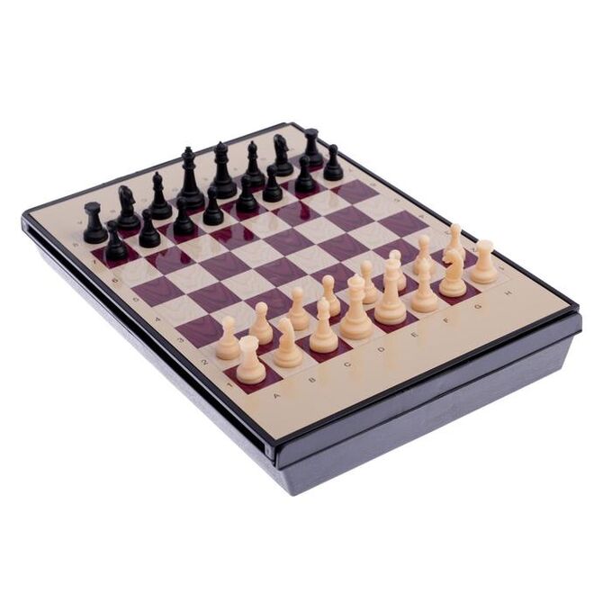 СИМА-ЛЕНД Шахматы магнитные, с ящиком, 24 х 18 см