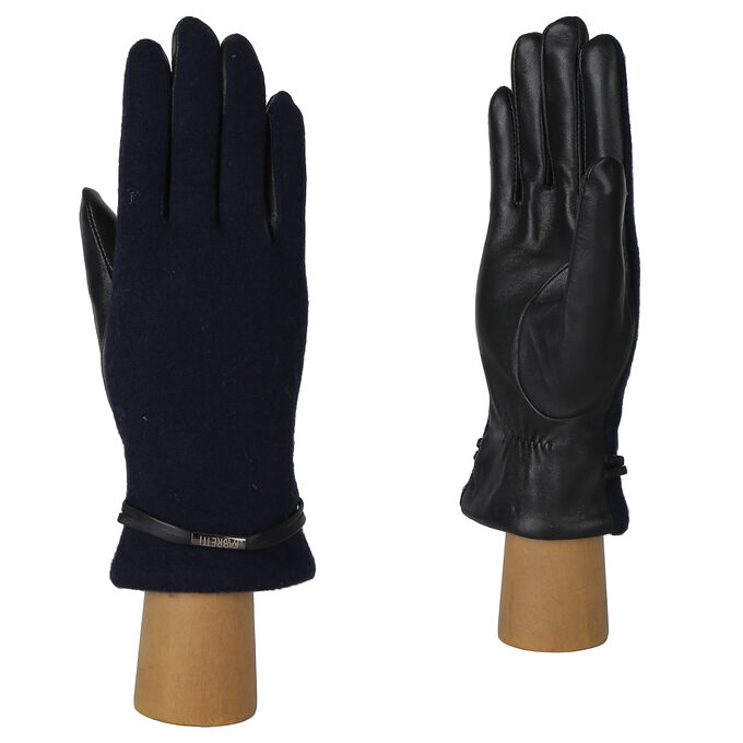 Перчатки, комбинированная кожа, FABRETTI 33.2-12 blue