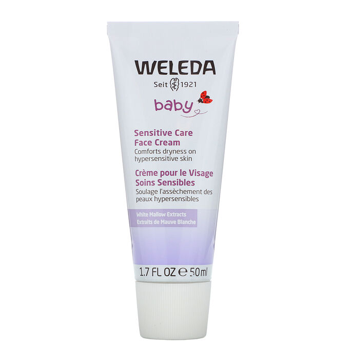 Weleda, Baby, Sensitive Care Face Cream, White Mallows Extracts, 1.7 fl oz (50 ml)