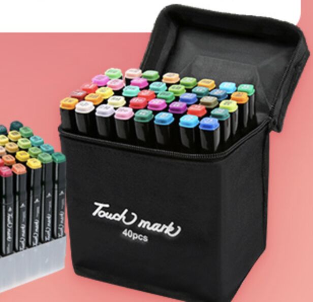 Touch mark маркер 40  цветов двусторонние/ маркеры для скетчинга