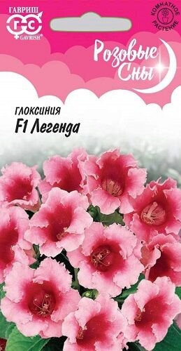 Глоксиния Легенда F1 гранул. 5 шт. пробирка, серия Розовые сны Н20