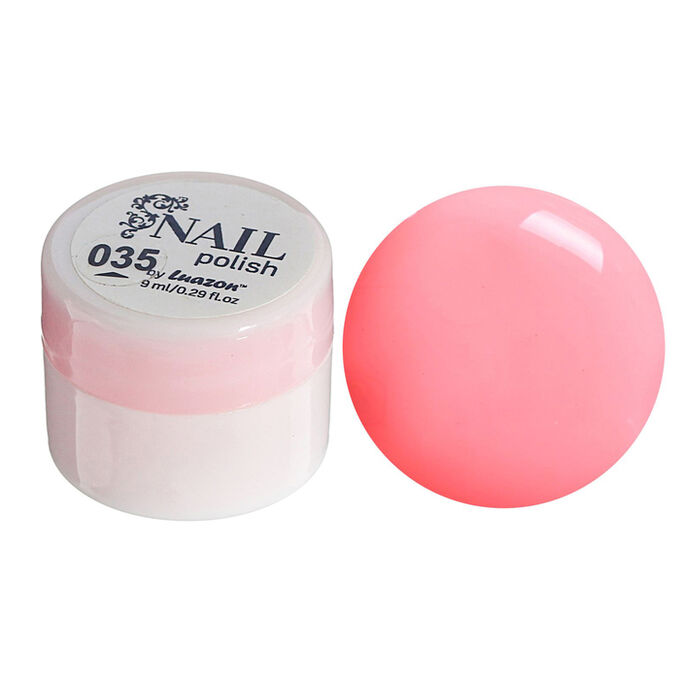 Luazon Гель-краска для ногтей трёхфазный LED/UV, 8мл, цвет 35 неоновый розовый
