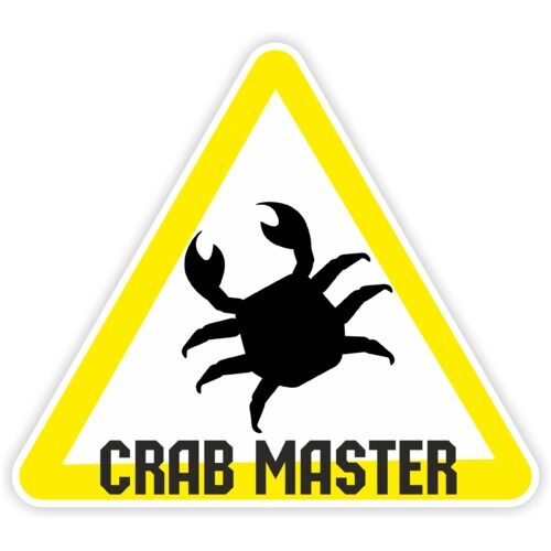 Наклейка crab master