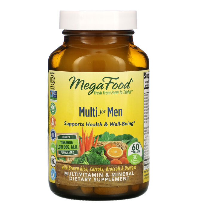 MegaFood, Мультивитамины для мужчин, 60 таблеток
