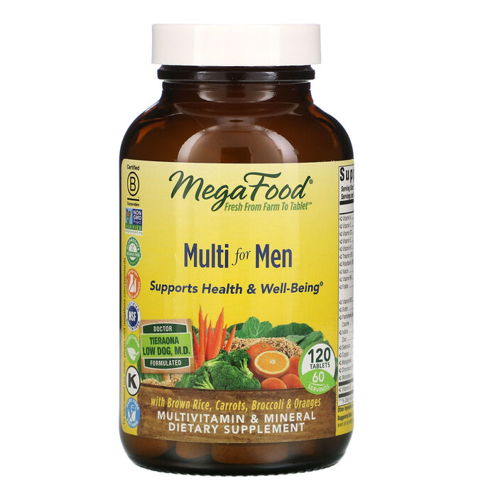 MegaFood, мультивитамины для мужчин, 120 таблеток