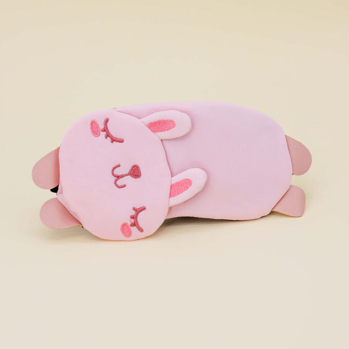 Маска для сна гелевая &quot;Resting Rabbit&quot;, pink