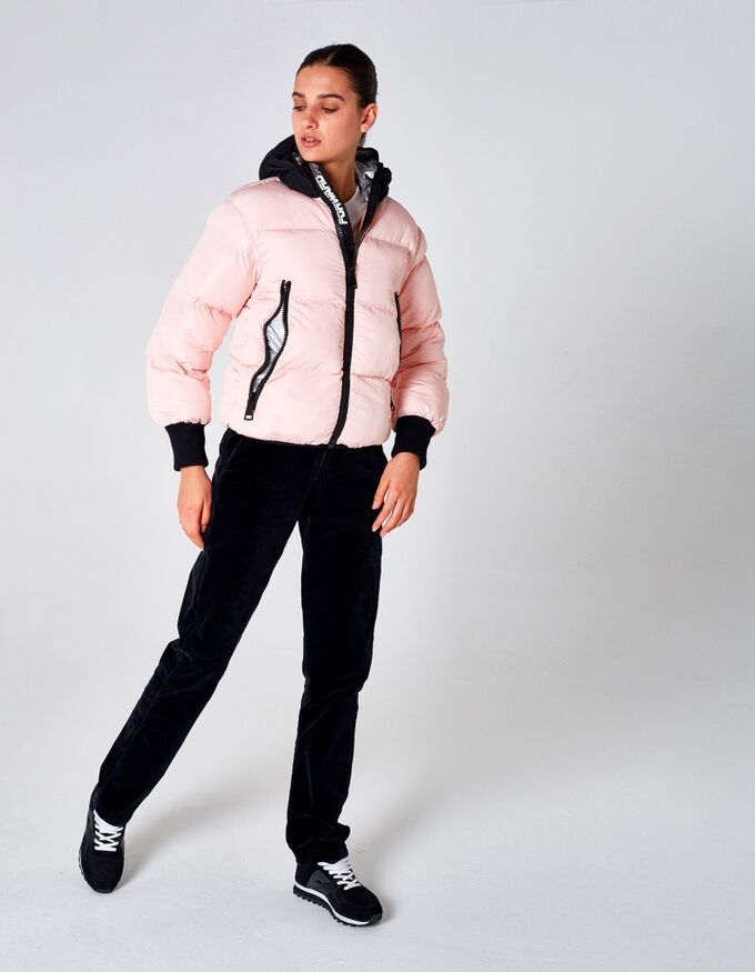 FORWARD Куртка утепленная женская (розовый/черный)