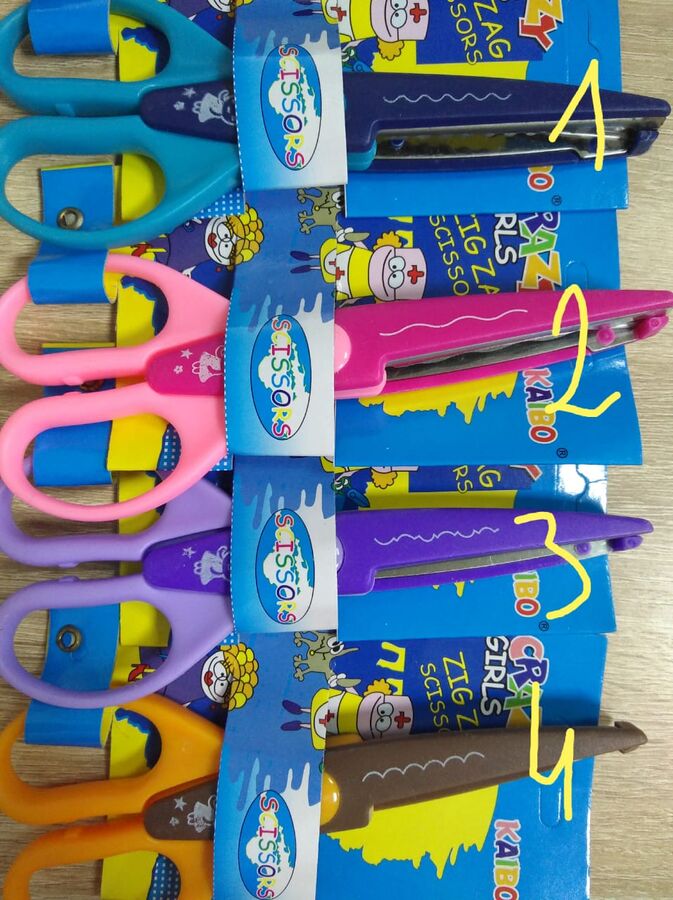 Товарный знак отсутствует Ножницы фигурные