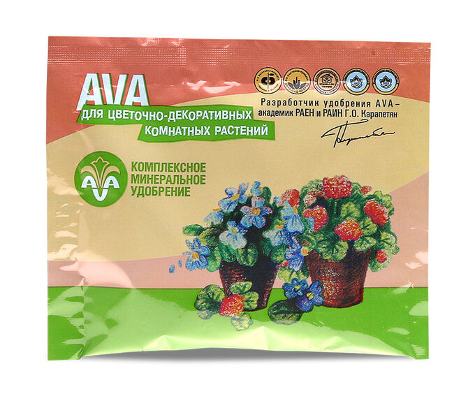 Удобрение АВА AVA Цветочно-Декоративных растений 30гр (1уп/50шт)