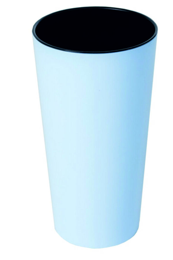Горшок Камелия со вставкой 1,5лит Светло-Голубой