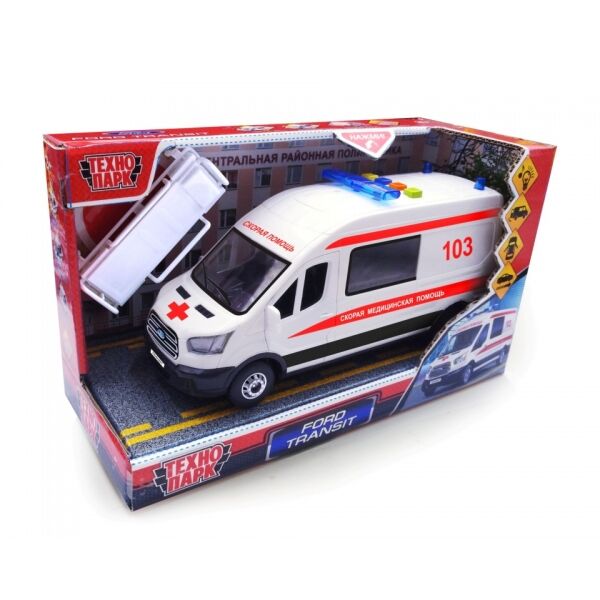 Машина Технопарк Ford Transit скорая 17x14x6