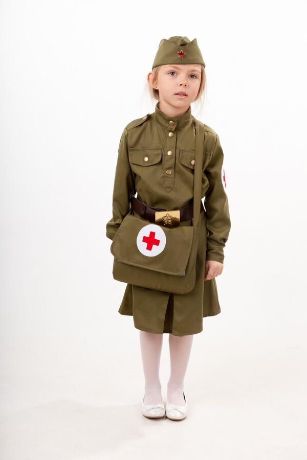 Карнавальный костюм &quot;Военная медсестра&quot;2038 к-18 р.134-68