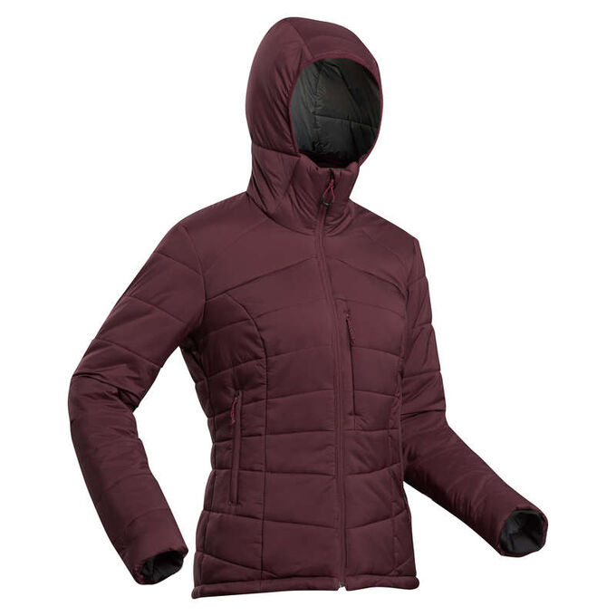 Куртка для треккинга в горах с капюшоном женский TREK 500 FORCLAZ